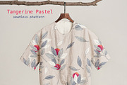 Tangerine Pastel Seamless Patterns, a Pattern Graphic by Marta & Livonka (Thumbnail 12 of 17)