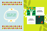 Bloom Blocks Naive Floral Clipart, a Decorative Illustration by Olia (Thumbnail 19 of 25)