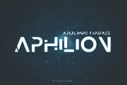 APHILION - A Futuristic Typeface, a Font by Dene Studios (Thumbnail 1 of 6)