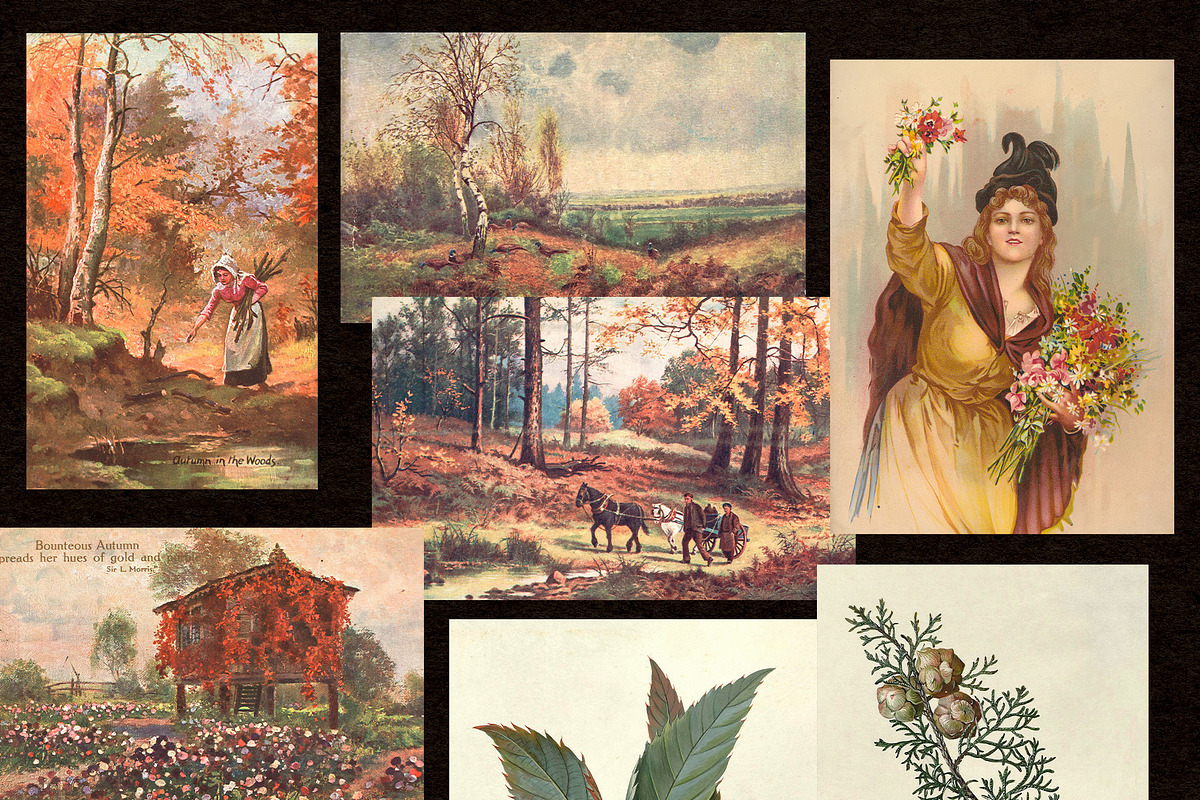 The Archive, Autumn | Vintage Kit, a Texture Graphic by GVGraphics (Photo 11 of 16)