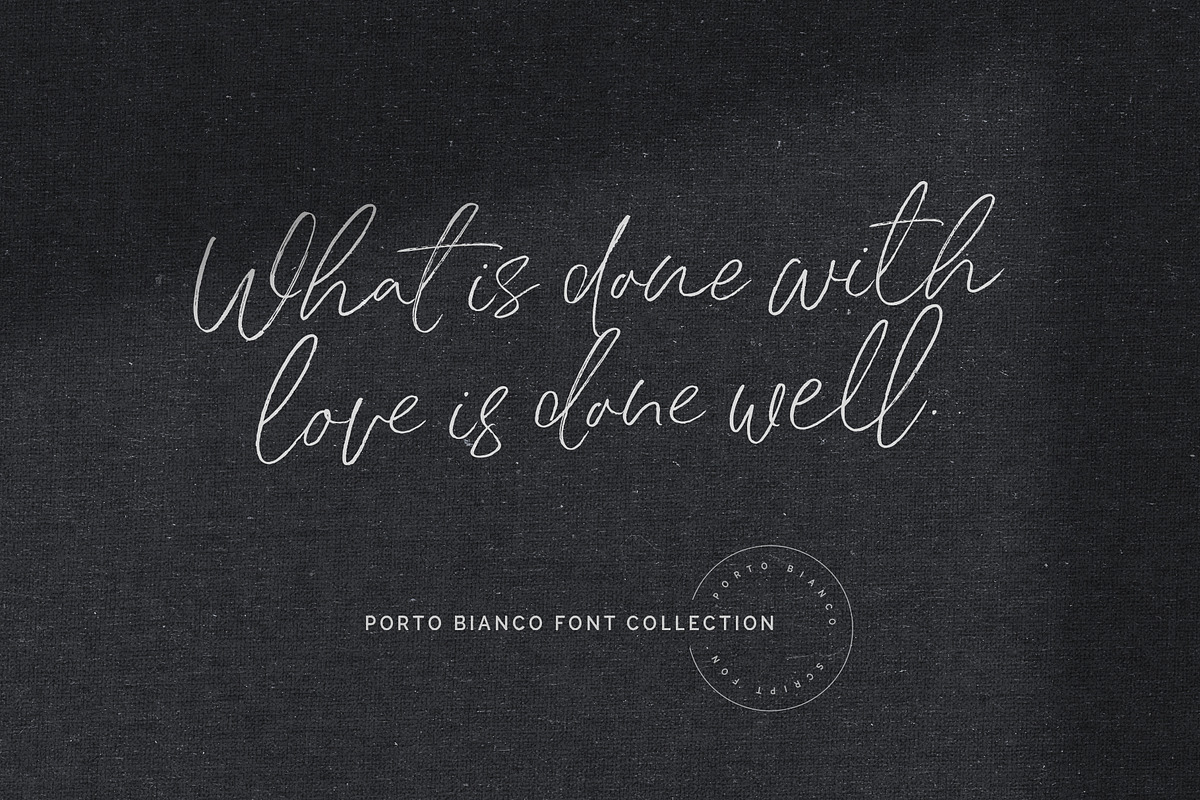 Porto Bianco | Script + Sans Serif preview 5