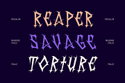 CS Wendigo – Black Metal Font, a Blackletter Font by Craft Supply Co. (Thumbnail 3 of 8)