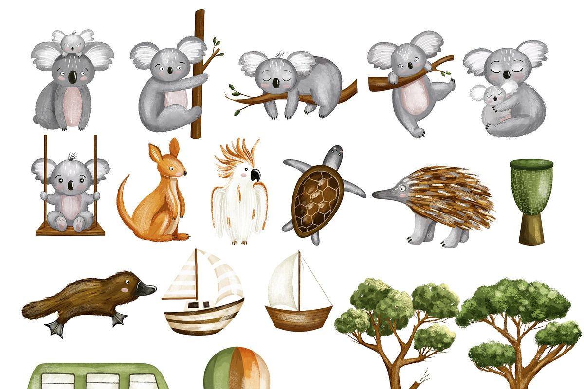 Australia-illustrations and patters, an Animal Illustration by Linerisyart (Photo 18 of 20)