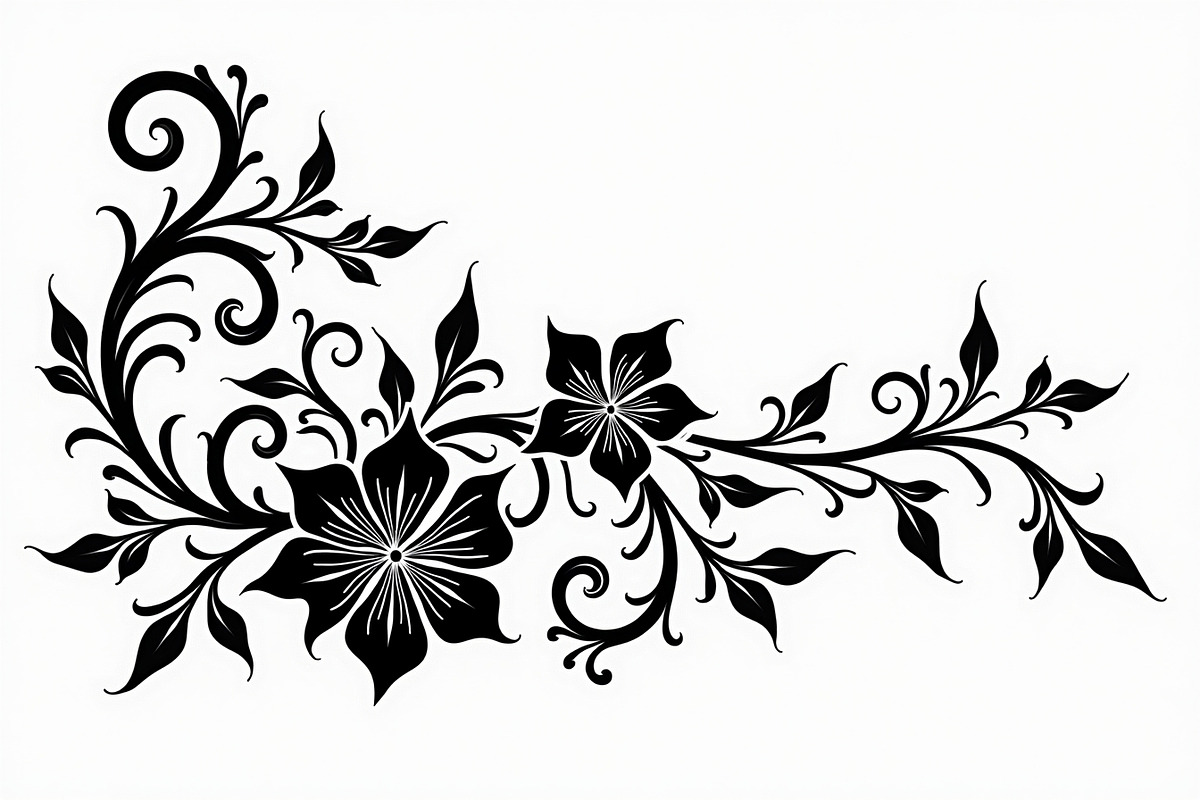 Ornamental Floral Vector Pack, an Illustration by Designer_Momina (Photo 3 of 21)