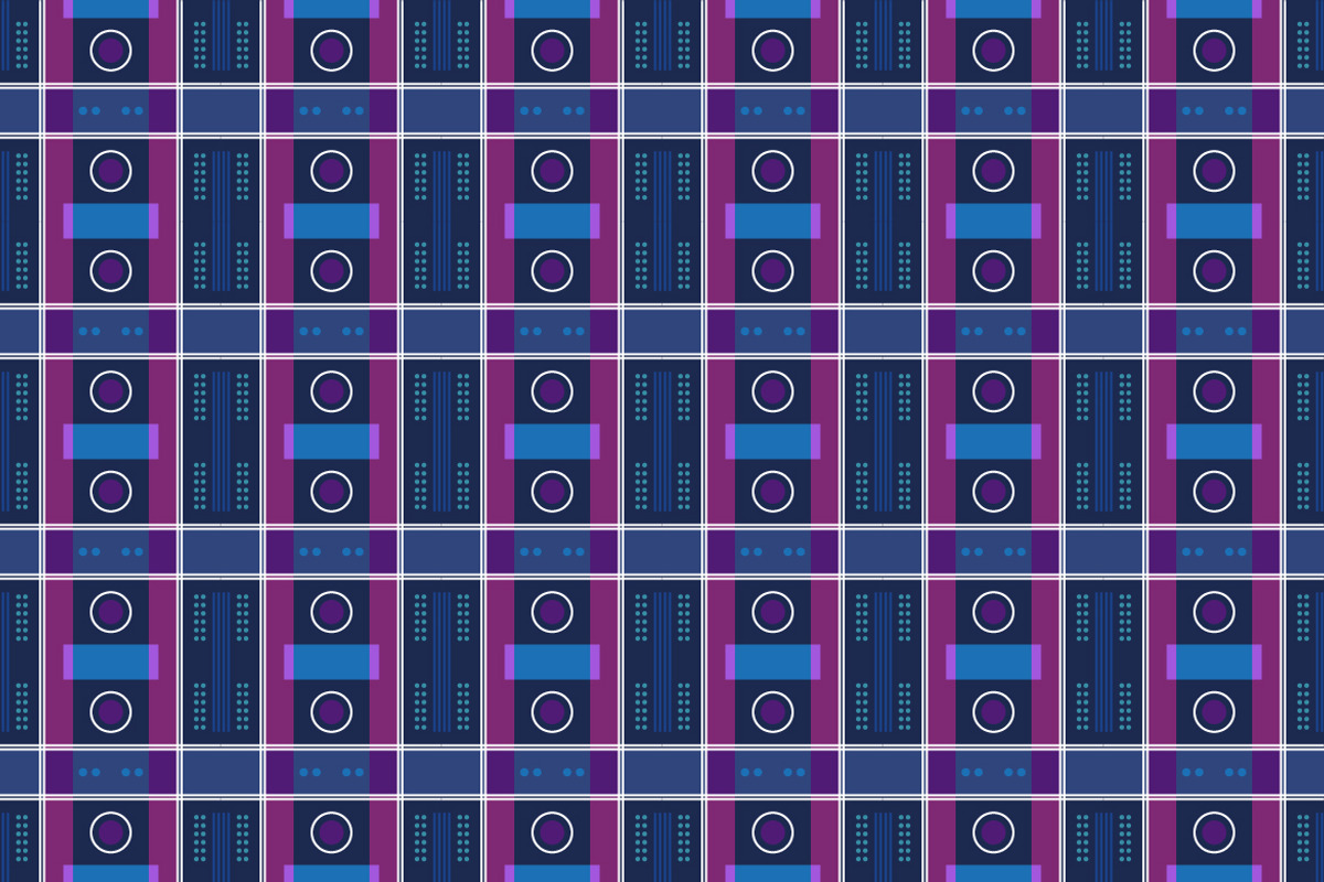 Digital Tech Seamless Pattern, a Pattern Graphic by Mightyfire