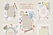 Back To School Cottagecore Images, a Decorative Illustration by whiteheartdesign (Thumbnail 7 of 19)