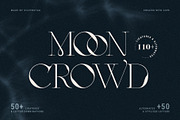 MOON CROWD - Elegant & Stylish Serif, a Serif Font by SilverStag Type Foundry (Thumbnail 1 of 26)
