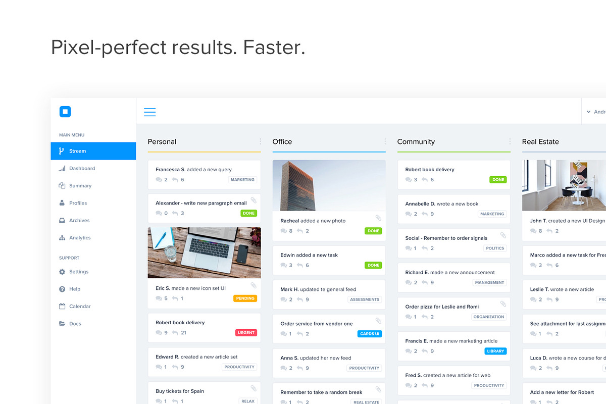 Dashboards UI Kit, an UI Kit Template by Giglio Designs (Photo 4 of 6)