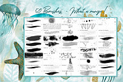 Underwater Sea World Watercolour, a Brushes & More by DeloresArt (Thumbnail 2 of 13)