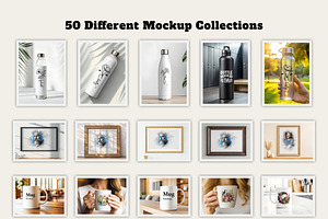 50 Different Mockup Collections, a Product Mockup by MRI STUDIO