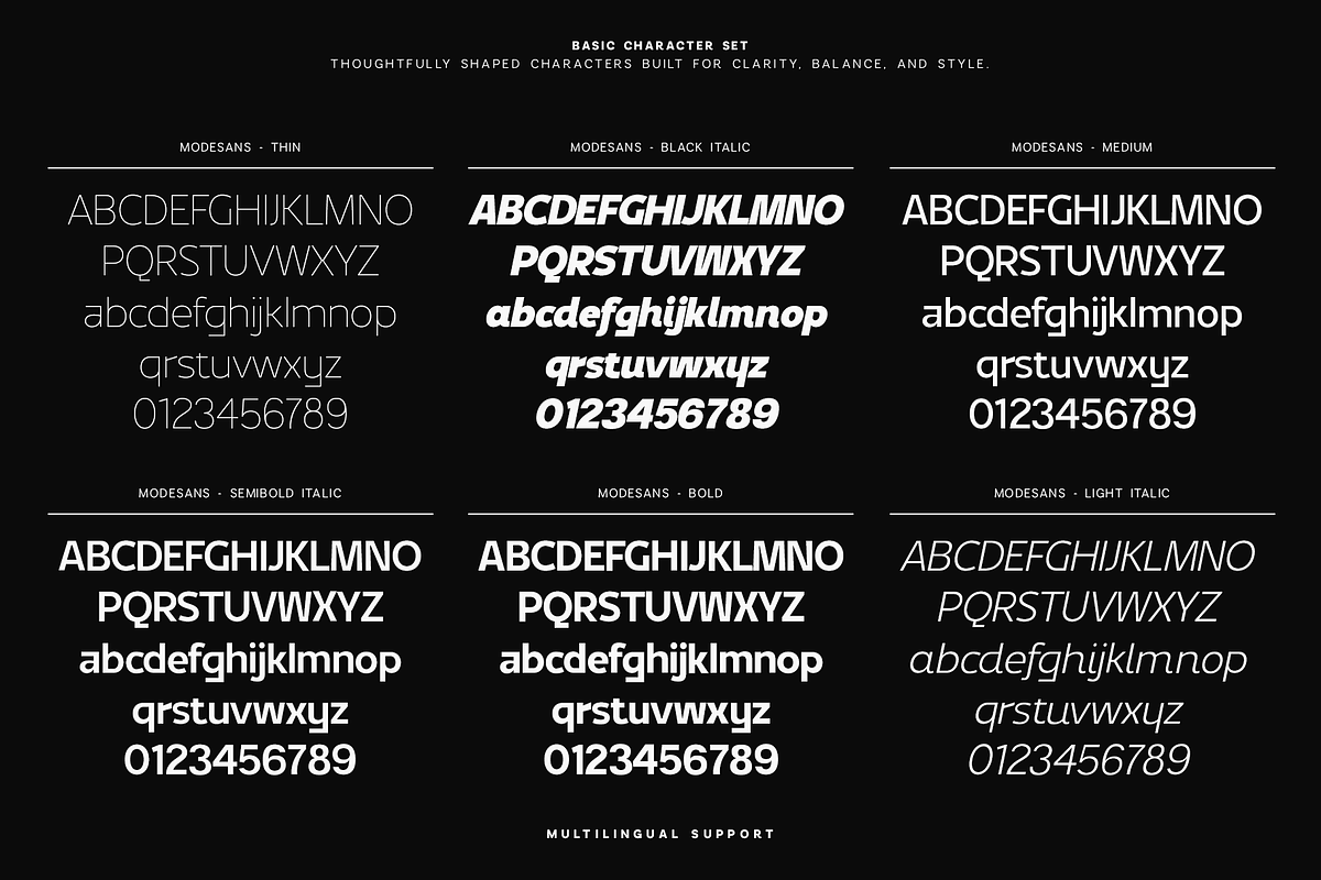 ModeSans Modern Sans Serif Typeface, a Sans Serif Font by VP Fonts (Photo 21 of 39)