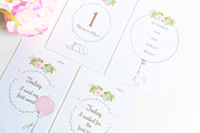 Bunny Baby Milestone and Month cards, a Card Template by ThePaperOwl (Thumbnail 2 of 4)