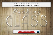 Glass #1 - 16 Text Styles, a Layer Style Add-On by Jonas Stensgaard (Thumbnail 4 of 19)