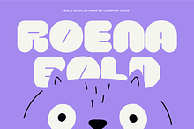 Roena - Bold Font