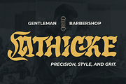 Aprek Febux - Display Font, a Blackletter Font by twinstd (Thumbnail 5 of 10)