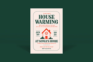 Hand Drawn House Warming Invitation, an Invitation Template by Guuver