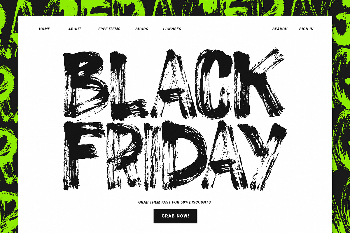 Rage | Rough Brush Sans Serif Font, a Sans Serif Font by Ardana Creative (Photo 5 of 15)