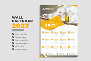 Wall Calendar 2027, a Stationery Template by pixelcreatx (Thumbnail 3 of 5)