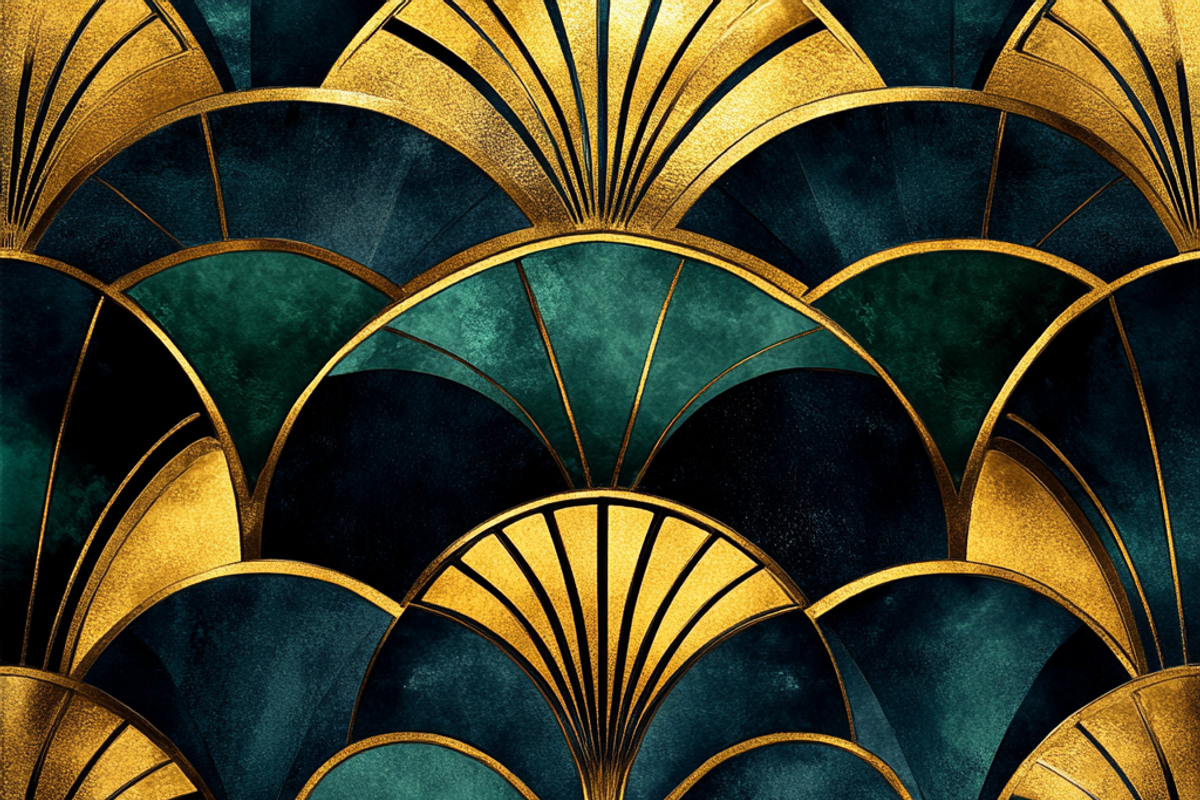 Art Deco Glam Seamless Pattern, a Pattern Graphic by Printable Treasure (Photo 7 of 7)