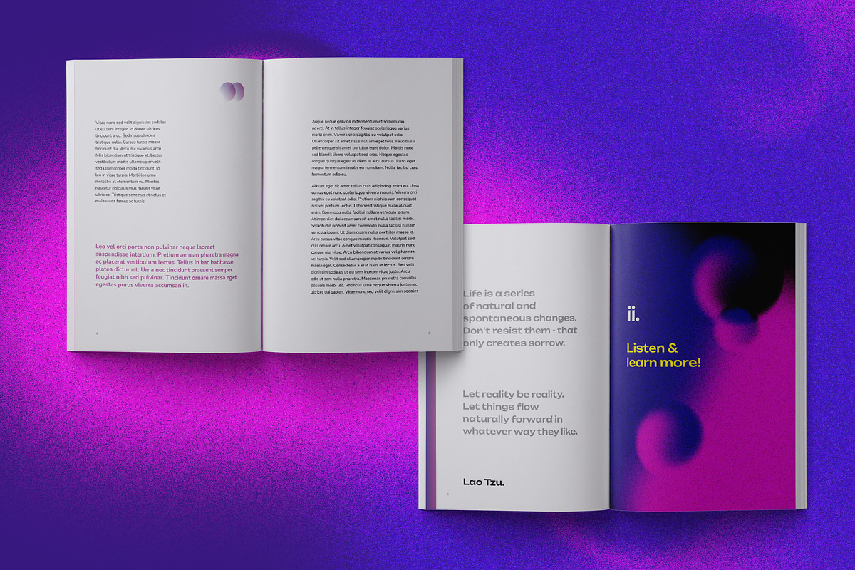 Gradient Book, a Stationery Template by Meknya (Photo 4 of 9)