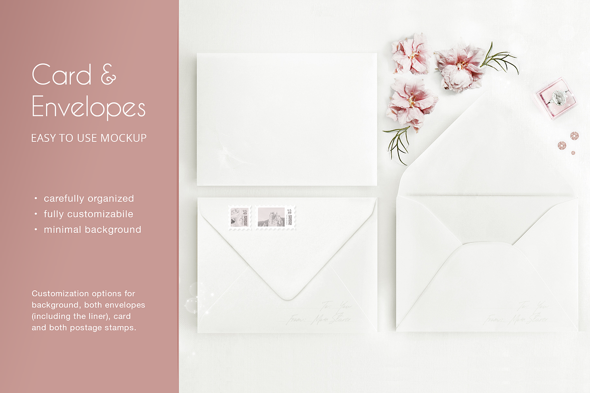 Card & Envelopes - Mockup, a Product Mockup by Moon Starer Studio (Photo 1 of 4)