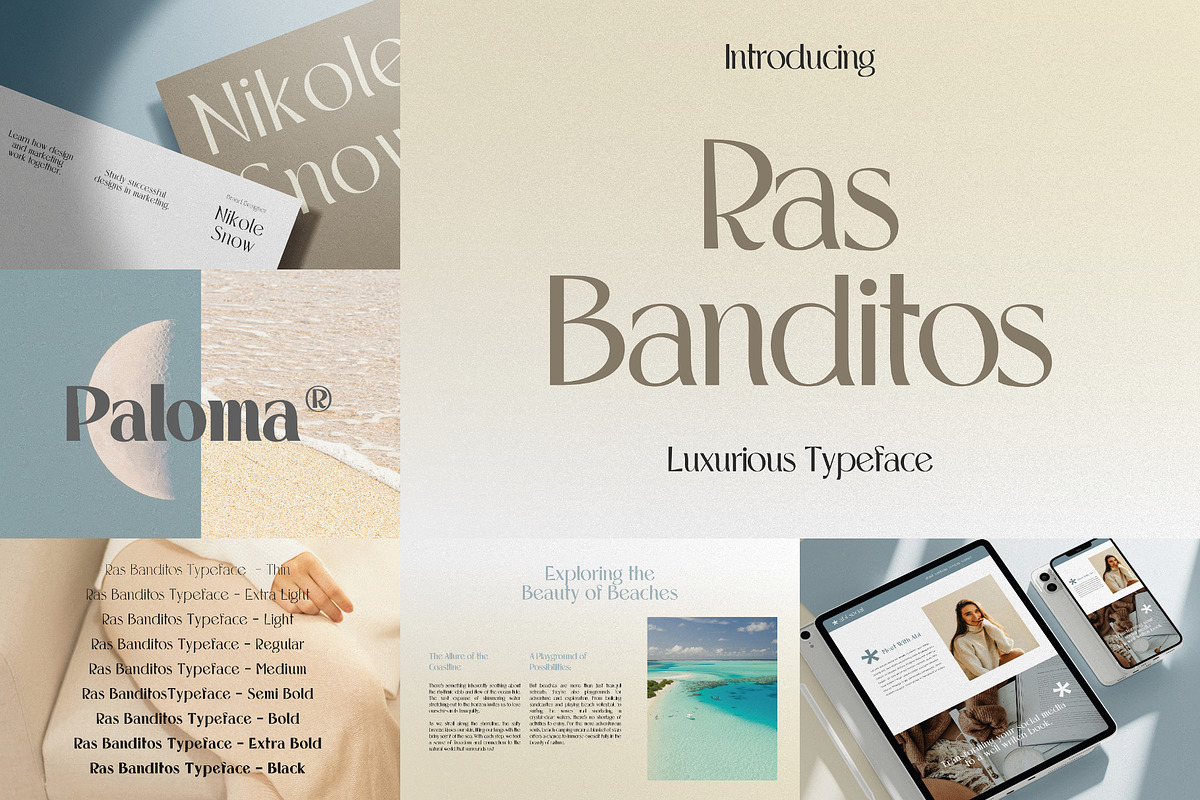 Andersonian Aesthetic Font Bundle, a Sans Serif Font by HipFonts (Photo 10 of 10)