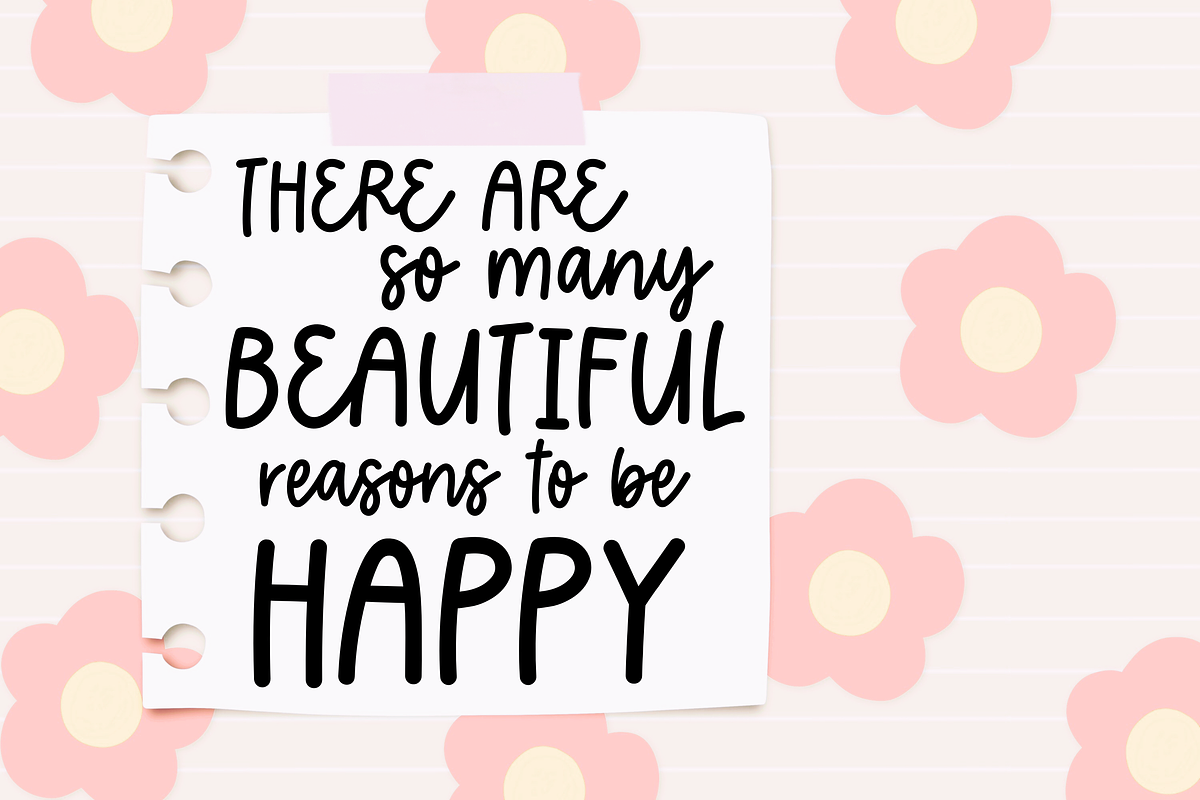 Hello Saturday handwritten font, a Handwritten Font by jyllyco (Photo 2 of 6)