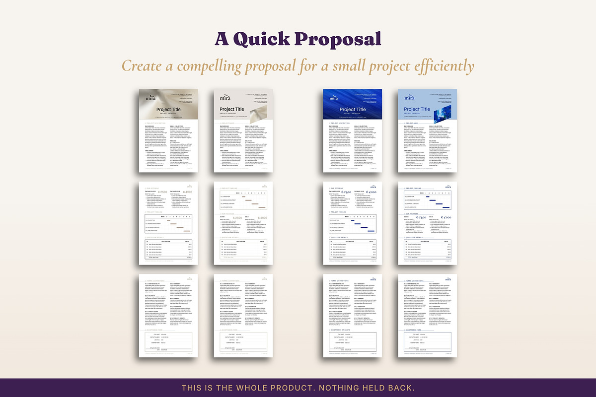 Compact Proposal and Quotation Form, a Brochure Template by B2 Studio (Photo 7 of 15)
