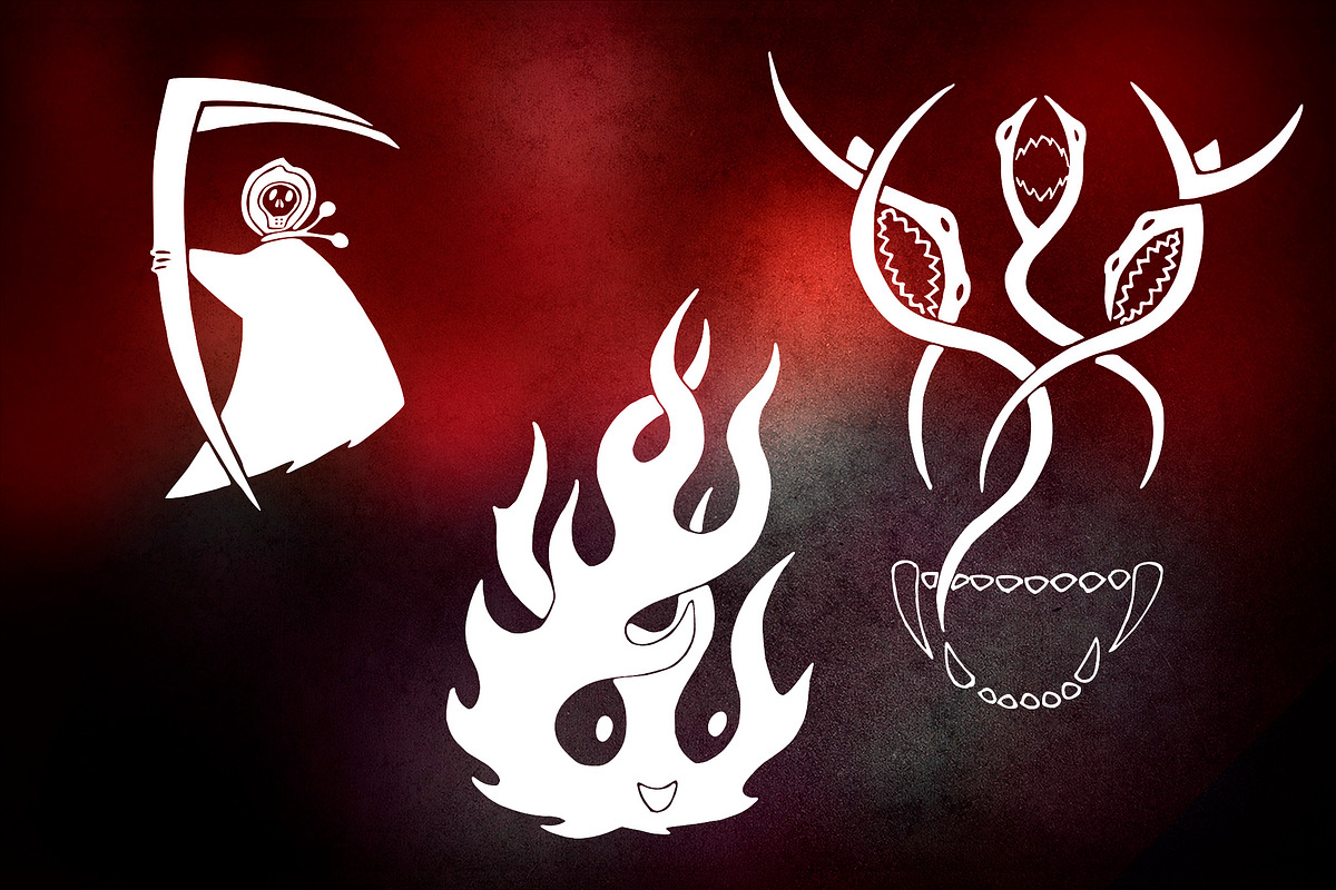 22 Scary Illustrations(SVG and more) preview 3