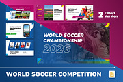 World Soccer Competition Slides, a Presentation Template by Antstheme (Thumbnail 1 of 4)