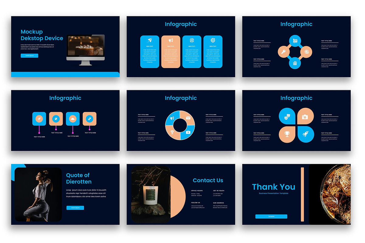 Dierotten - Business PowerPoint, a Presentation Template by kreatifreya (Photo 5 of 5)