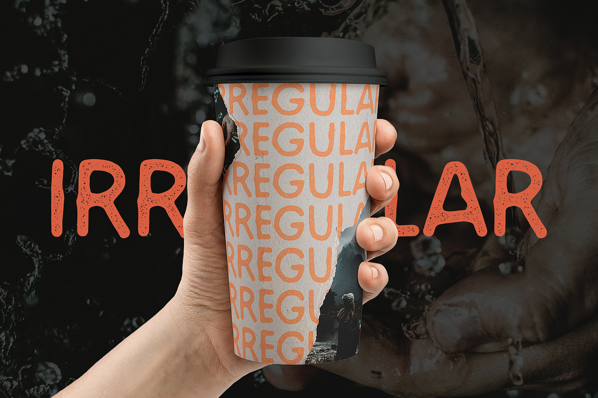 Irregular | Handmade Sans-serif Font preview 4