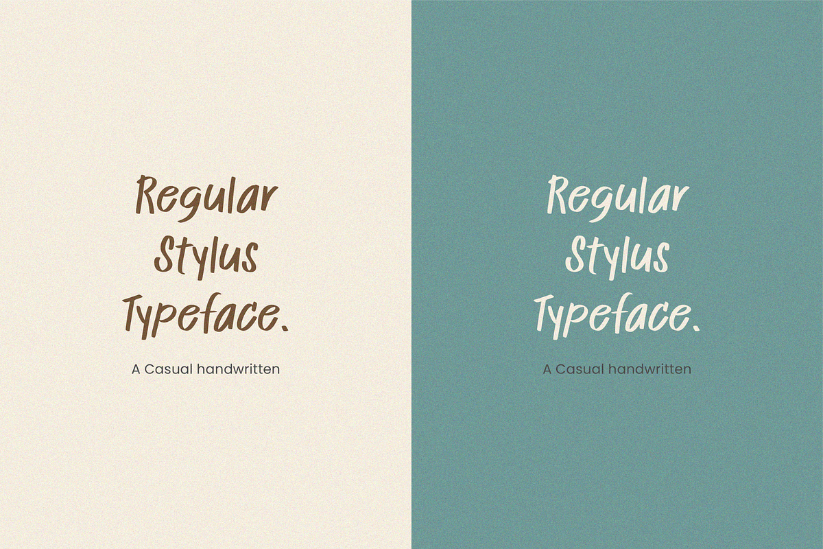 Stylus, Casual Handwritten Font., a Handwritten Font by Kaikhia (Photo 7 of 9)