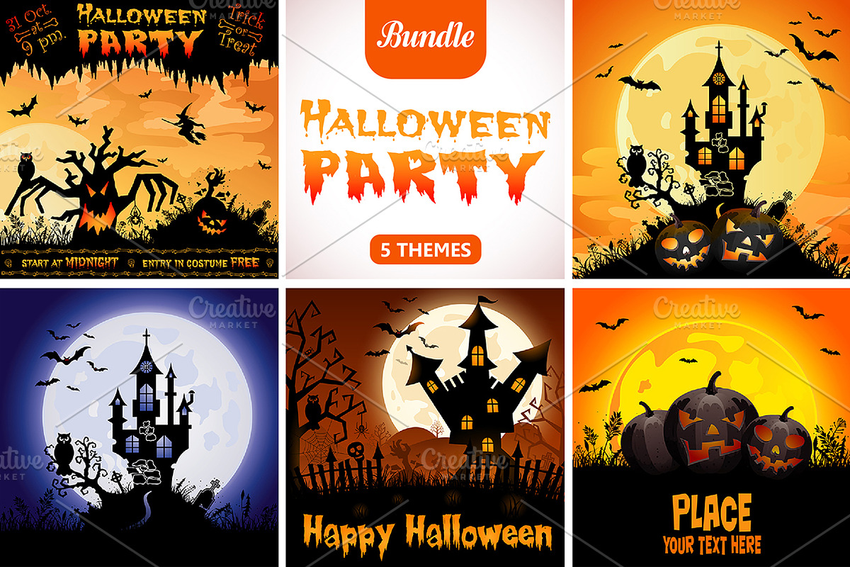 Halloween Posters, an Illustration by TAlex (Photo 1 of 6)
