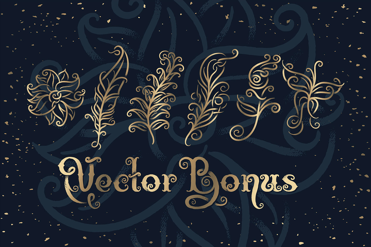 Magic Garden Font & Graphics preview 5