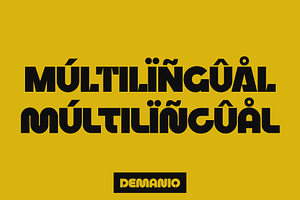 Demanio Display Typeface