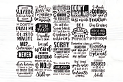 Funny Quotes Svg Bundle | 60 Designs, an Illustration by Design Station (Thumbnail 2 of 5)