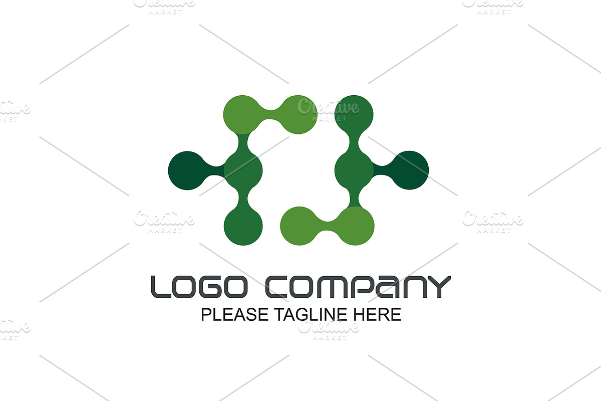 20 Logo Connecting Templates Bundle, a Branding & Logo Template by Friendesigns (Photo 6 of 21)