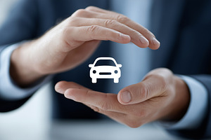 Businessman’s hands protectively, a Transportation Photo by MistyDay