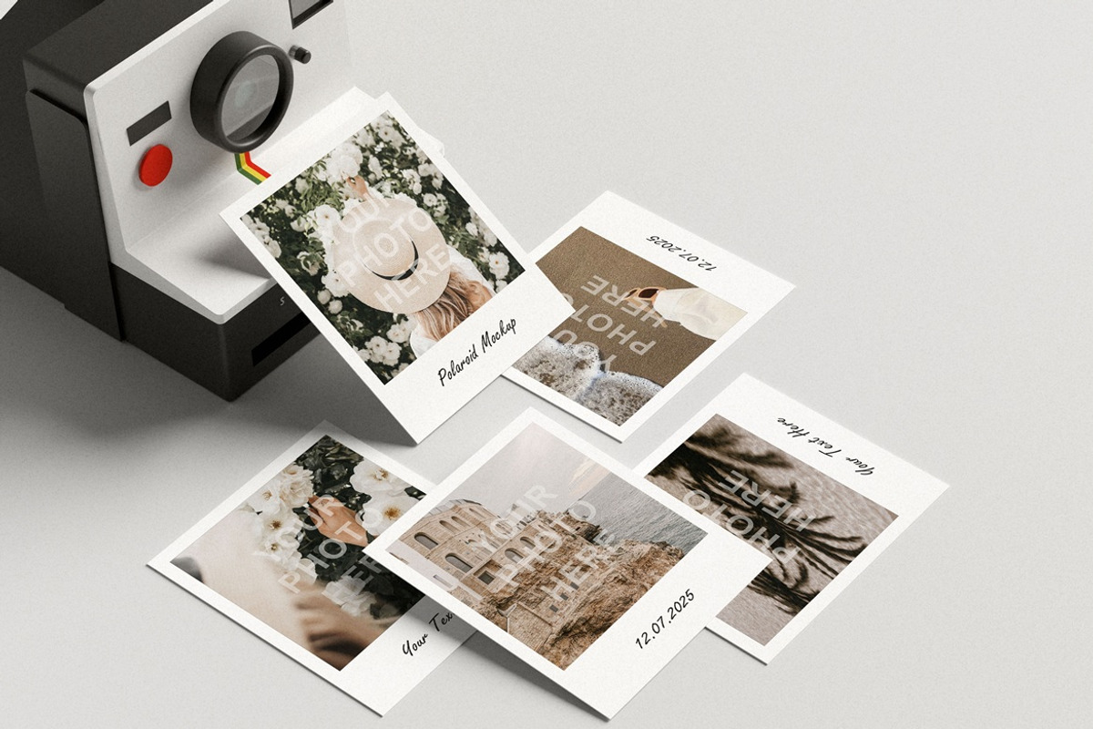 Polaroid Mockup, a Product Mockup by Momogi (Photo 4 of 8)