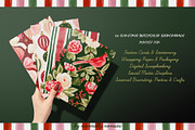 Painted Festive Christmas Background, a Background Graphic by Essentially Nomadic (Thumbnail 4 of 10)