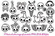 Cute Skulls collection, an Object Graphic by Live line (Thumbnail 2 of 5)