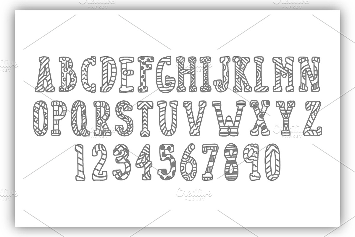 Color It Typeface preview 2