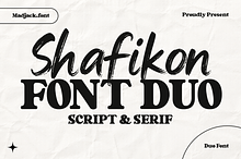 Shafikon Font Duo