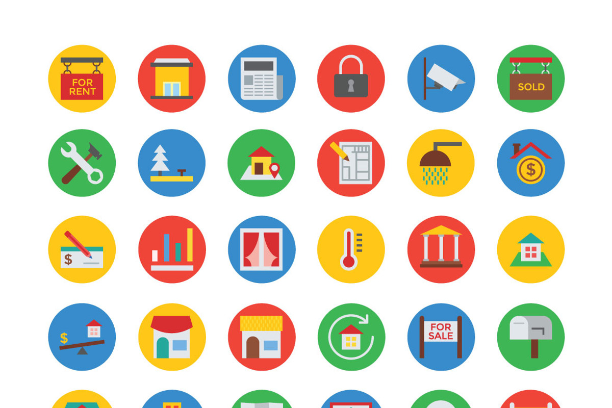 125+ Real Estate Vector Icons, an Emoji Icon by Creative Stall (Photo 5 of 5)