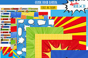 Comic Book Digital Papers, a Pattern Graphic by Studio Kitsch (Thumbnail 3 of 3)