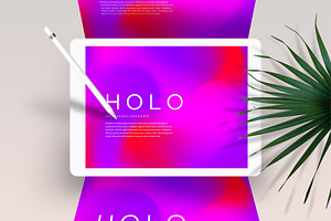 100 HOLOGRAPHIC GRADIENTS BUNDLE