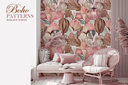 Boho Patterns. Pink and brown, a Pattern Graphic by L- design studio (Thumbnail 7 of 7)