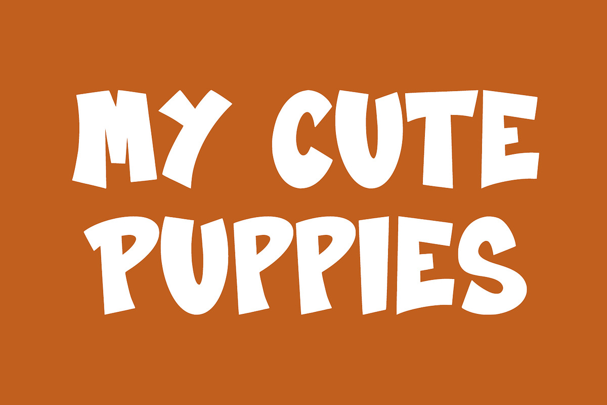Peekpok Comic Display Font, a Sans Serif Font by Maulana Creative (Photo 3 of 7)