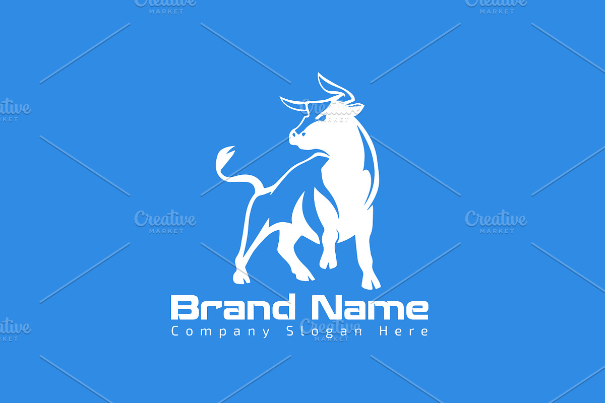 Modern Bull Logo - Mock-Up & Vector, a Branding & Logo Template by Multiple (Photo 4 of 5)